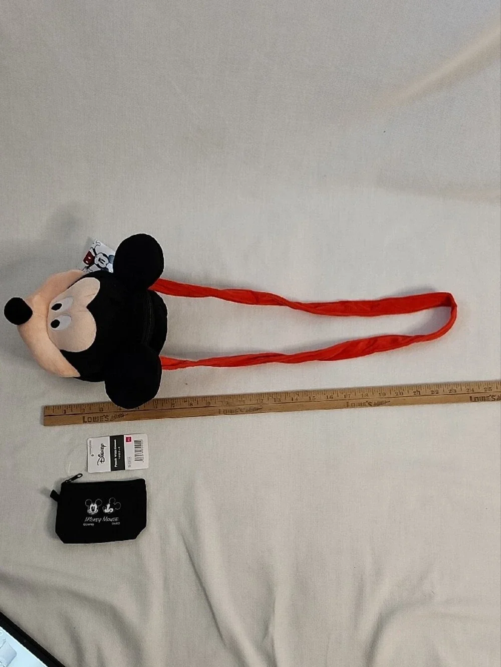 Disney Mickey Mouse Plush Crossbody Bag, Coin Pouch w/ Surprise Capsules
